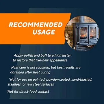 RUTLAND Grill Liquid Stove Polish - 8 Fl Oz Restore Shine