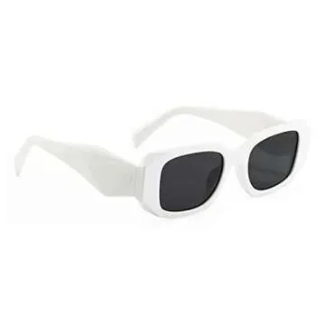 DUPER Retro Rectangle Sunglasses for All Summer Styles