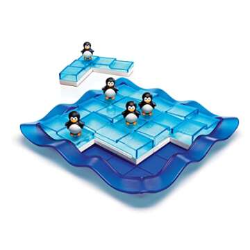 smart games - Penguins on Ice, Puzzle Game with 100 Challenges, 6+ Years