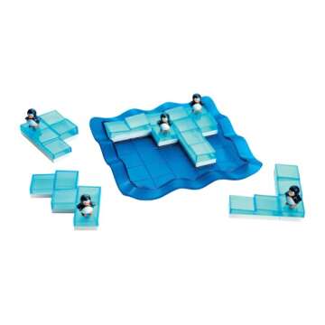 smart games - Penguins on Ice, Puzzle Game with 100 Challenges, 6+ Years