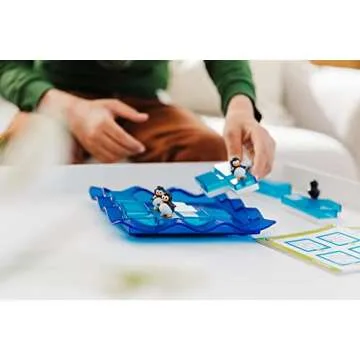 smart games - Penguins on Ice, Puzzle Game with 100 Challenges, 6+ Years