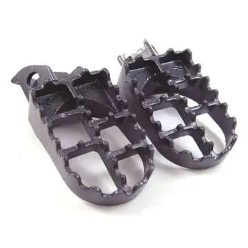 Comfort-Driven Suzuki DR250 DR350 DR650 Foot Pegs – Perfect Fit in Black