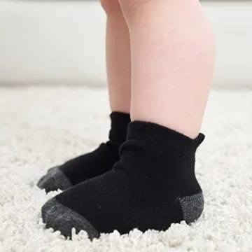 ZAPLES Non-Slip Ankle Socks for Infants, 12 Pack