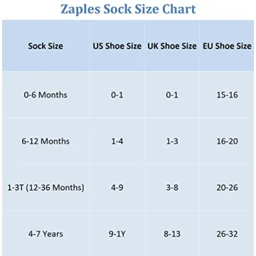 ZAPLES Non-Slip Ankle Socks for Infants, 12 Pack