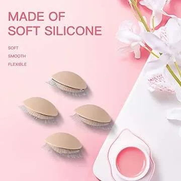 Pretty memory Lash Mannequin Head with 2 Pairs of Removable Practice Eyelids, Realistic Eyelash Mannequin Head, Soft-Touch Lash Extension Supplies for Practice