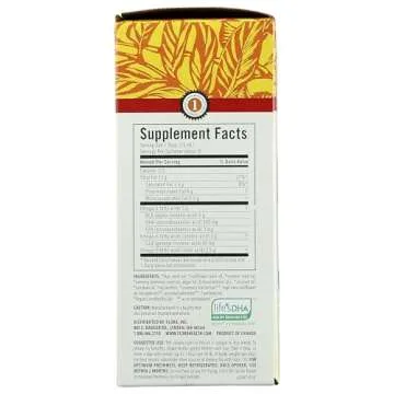 Flora Udo's Omega 3-6-9 Oil with DHA 17 Fl Oz Supplement - Organic, Plant Based, Vegan DHA, Superior...
