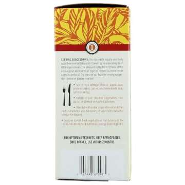 Flora Udo's Omega 3-6-9 Oil with DHA 17 Fl Oz Supplement - Organic, Plant Based, Vegan DHA, Superior to Fish Oil - Supports Cognitive Function & Eye Health