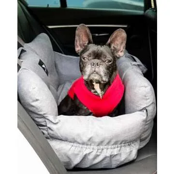 JACKO & CO - Medium Premium Dog Car Seat & Bed for Small and Medium Dogs up to 40lbs / Soft Cloudlik...