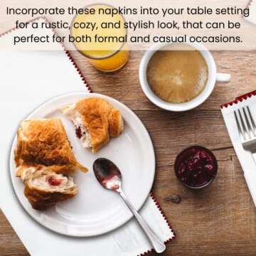 Cotton Clinic Cloth Napkins - Elegant Reusable Dinnerware