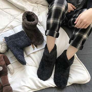 Mianshe Cozy Booties Slippers for Ultimate Warmth and Comfort