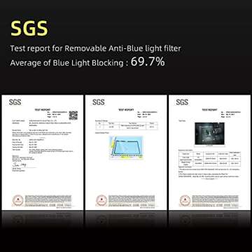 for Macbook Air Screen Protector 13 inch 2021 Anti-Glare Anti-Blue Light Screen Filter,Eye Protectio...