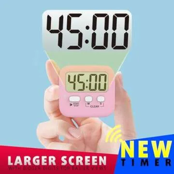 Antonki Digital Kitchen Timers - Perfect for Cooking and Study