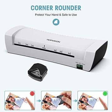 Laminator Machine for Home Office Use - Fast & Compact
