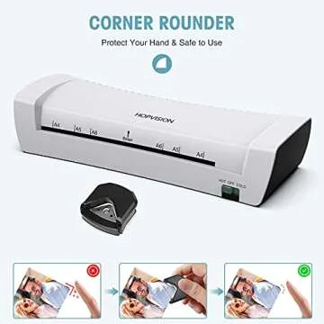 Laminator Machine for Home Office Use - Fast & Compact