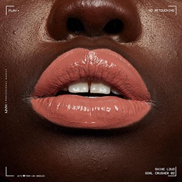 NYX Shine Loud Liquid Lipstick with Clear Gloss - Goal Crusher