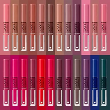 NYX Shine Loud Liquid Lipstick with Clear Gloss - Goal Crusher