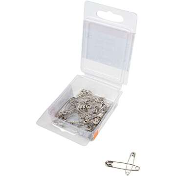 SINGER Safety Pins, 50 Count, Size 1-3 Pkg