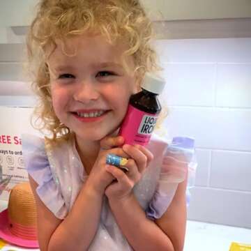 NovaFerrum Yummy | Pediatric Drops Liquid Iron Supplement for Infants and Toddlers | Liquid Iron for Kids | 15mg of Iron Per 1mL Dose | Ages 4 & Under | Gluten Free Certified | Sugar-Free | Raspberry