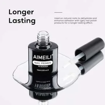 AIMEILI Nail Prep Bond Primer for Long-lasting Gel Nails