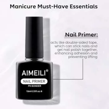 AIMEILI Nail Prep Bond Primer for Long-lasting Gel Nails