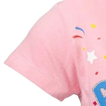 Paw Patrol Skye Rubble Marshall Birthday Toddler Girls T-Shirt Light Pink 5T