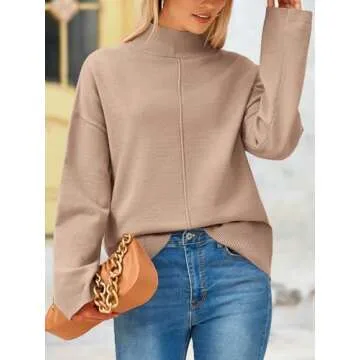 PRETTYGARDEN Women's Cozy Fall Ribbed Knit Sweater