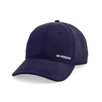 MISSION Cooling Vented Performance Hat - Lightweight Baseball Cap for Men & Women