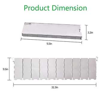 10/12/16 Plates Stove Windscreen, Aluminum Stove Windshield with Drawstring Bag, for Camping, Butane Stoves(10 Plates)