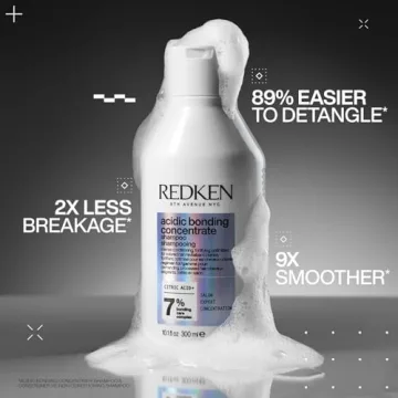 Redken Bonding Shampoo & Conditioner Set for Damaged Hair | Acidic Bonding Concentrate | Sulfate-Free | Repairs Bleached or Color-Treated Hair | For All Hair Types | 10.1 Fl Oz