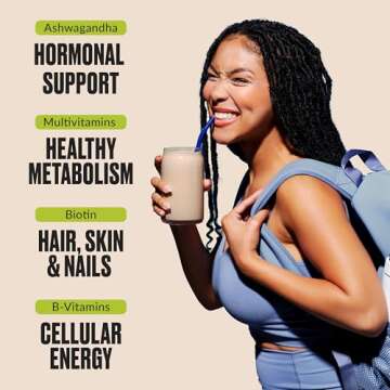 VitaHustle ONE Meal Replacement Shake - Vegan Protein