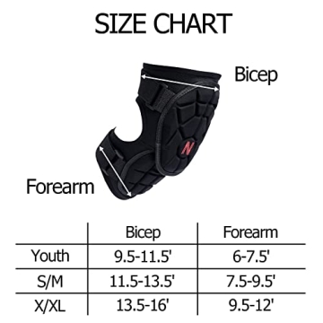 NURIBASE Elbow Guard for Youth and Adult Athletes