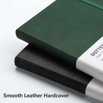 RETTACY Bullet Dotted Journal, 256 Pages A5 Notebook