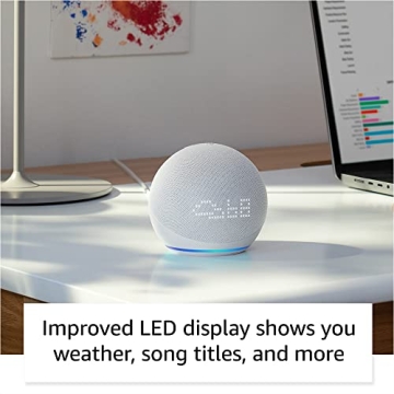 Echo Dot 5th Gen | Alexa Smart Speaker with LED Display