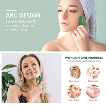 EUOTEO Gua Sha Facial Tool for Self-Care and Wellness Gifts