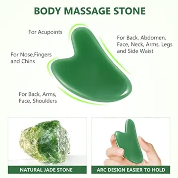 EUOTEO Gua Sha Facial Tool for Self-Care and Wellness Gifts