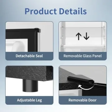 Compact BANGSON Mini Fridge with Freezer 3.2Cu.Ft