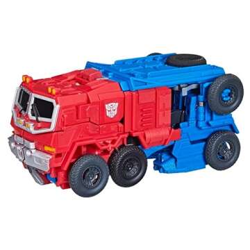 Transformers Toys Rise of The Beasts Movie, Smash Changer Optimus Prime Converting Action Figure for Ages 6 and up, 9-inch