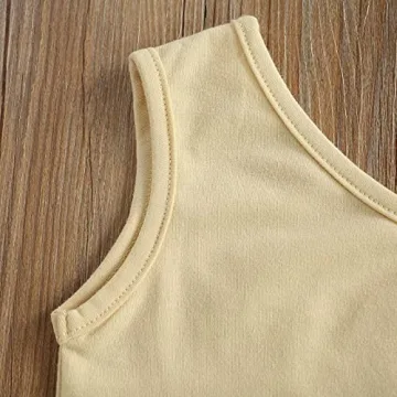 Hnyenmcko Toddler Girls Summer Cotton Outfit 2Pcs Set