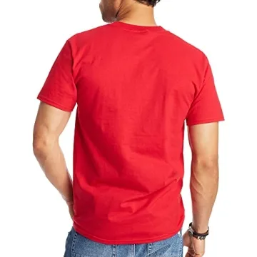 Hanes Mens Beefyt T-shirt, Heavyweight Cotton Crewneck Tee, 1 Or 2 Pack, Available In Tall Sizes Fas...