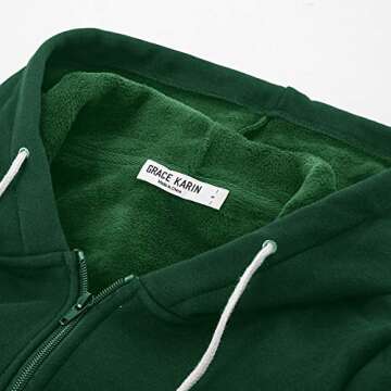 Warm and Stylish GRACE KARIN Women's Fleece Hoodie