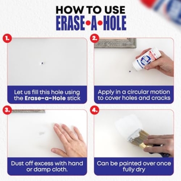 Drywall Repair Putty for Quick Repairs on Walls and Wood