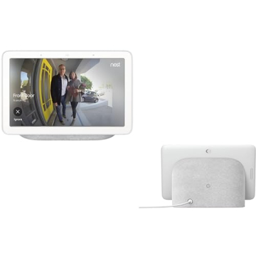 Renewed Google Nest 7-inch Touch Screen Bluetooth Speaker Bundle