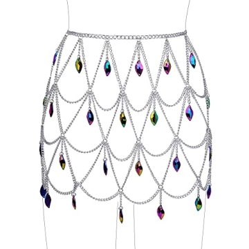 Boho Crystal Body Chain Dress - Eco-Friendly Festival Jewelry for Women