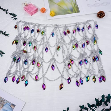 Boho Crystal Body Chain Dress Eco-Friendly Festival Jewelry