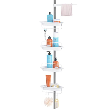 HomeHelper Rustproof Shower Caddy for Bathroom Storage