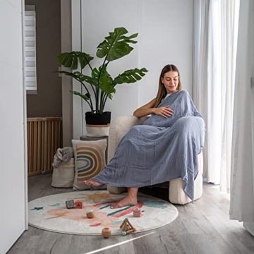 Soft Cotton Muslin Swaddle Blankets for Newborns - Comfy Cubs