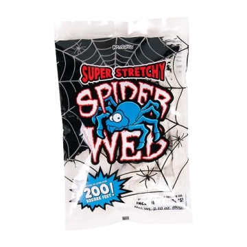 Premium 200 sq. ft. Spider Webs for Halloween Decor