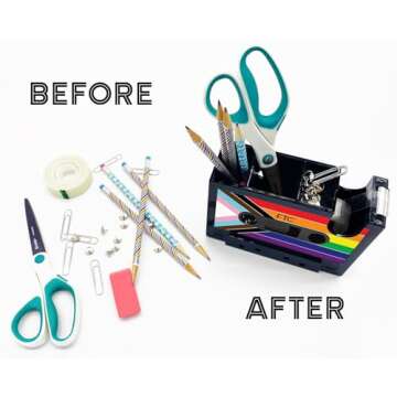 FTC Fun Cassette Tape Dispenser - Retro Office Supplies Holder - Vintage Desk Decor Accessories - 6.70" x 1.98" x 4.53" (Progress Pride Flag)