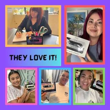 FTC Fun Cassette Tape Dispenser - Retro Office Supplies Holder - Vintage Desk Decor Accessories - 6.70" x 1.98" x 4.53" (Progress Pride Flag)