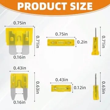 Liamner 80 PCS Car Fuses Kit for All Vehicles